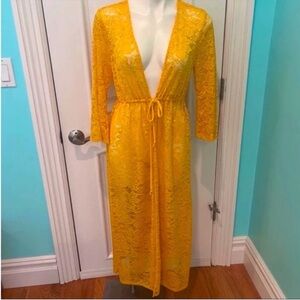 Guess yellow coverup